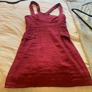 Beautiful Anthropologie dress. Never worn. Deep raspberry color.